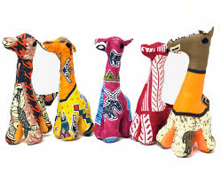 Savanna Giraffe Family