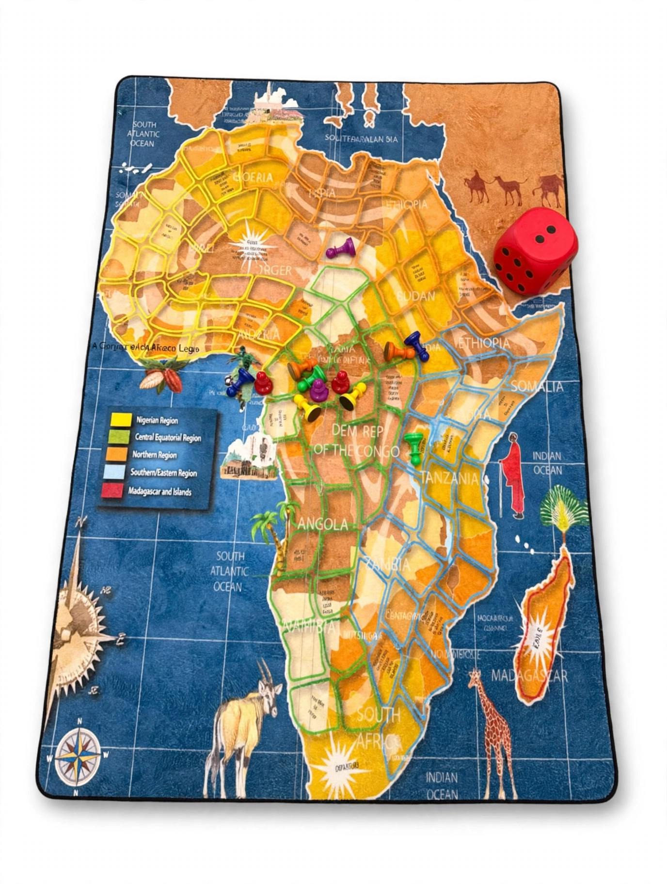 The Africa Memory Map™ — Giant Floor Map Game